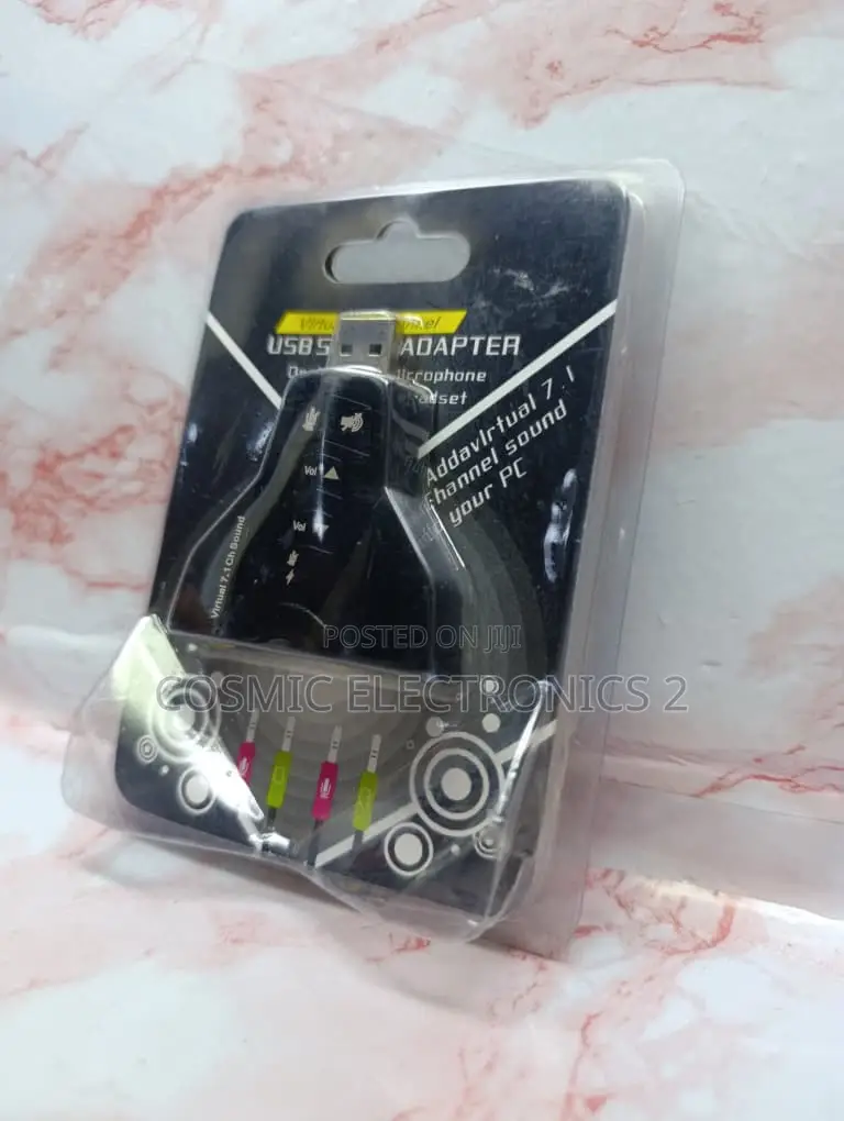 7.1 Channel USB External Sound Card Audio Adapter