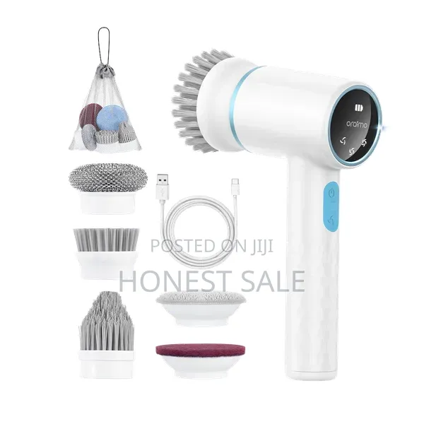Oraimo Ultra Cleaner Scrubber Cordless Brush With 5 Replacement Heads