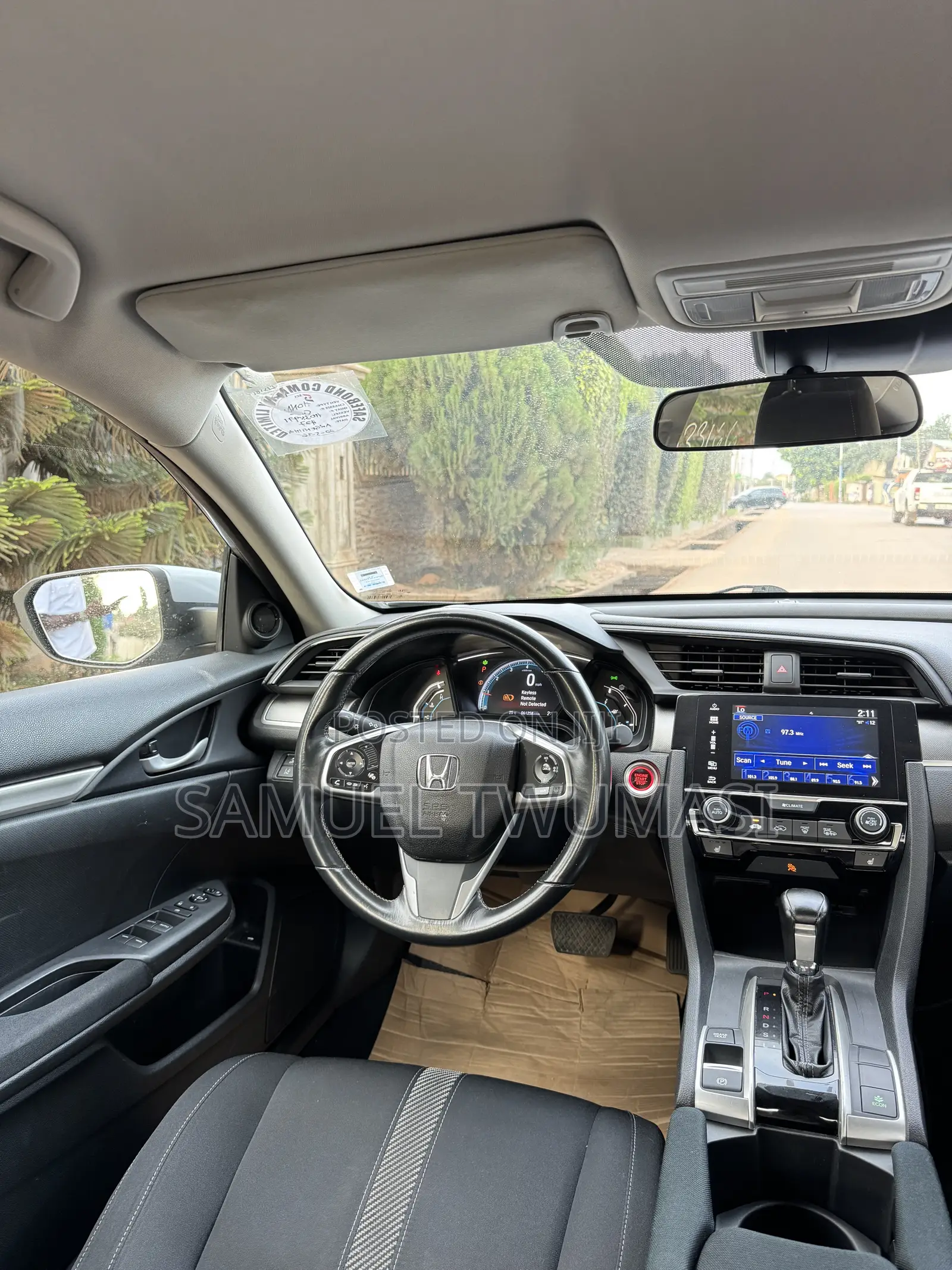 Honda Civic EX Sedan 2018 Gray
