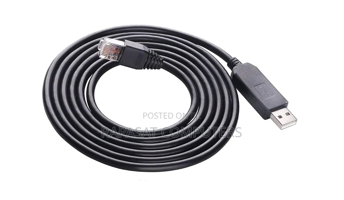 Haing Hi-2067 1.5m USB 2.0 Male to RJ45 Male Console Cable