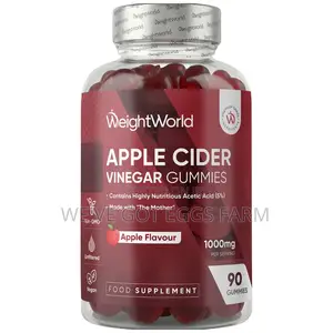 WeightWorld Apple Cider Vinegar Gummies 1000mg Gummies for Weight Loss