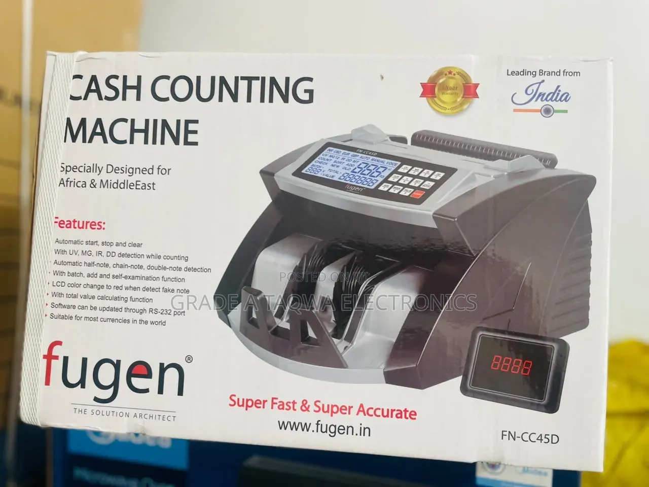 Value Fugen Automatic Money Counting Machine