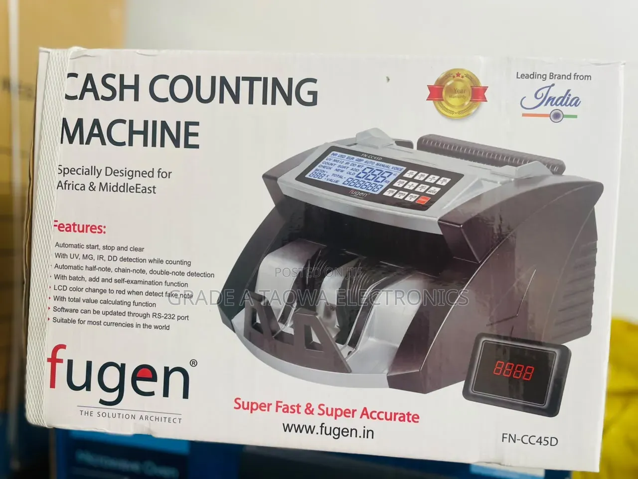 Value Fugen Automatic Money Counting Machine