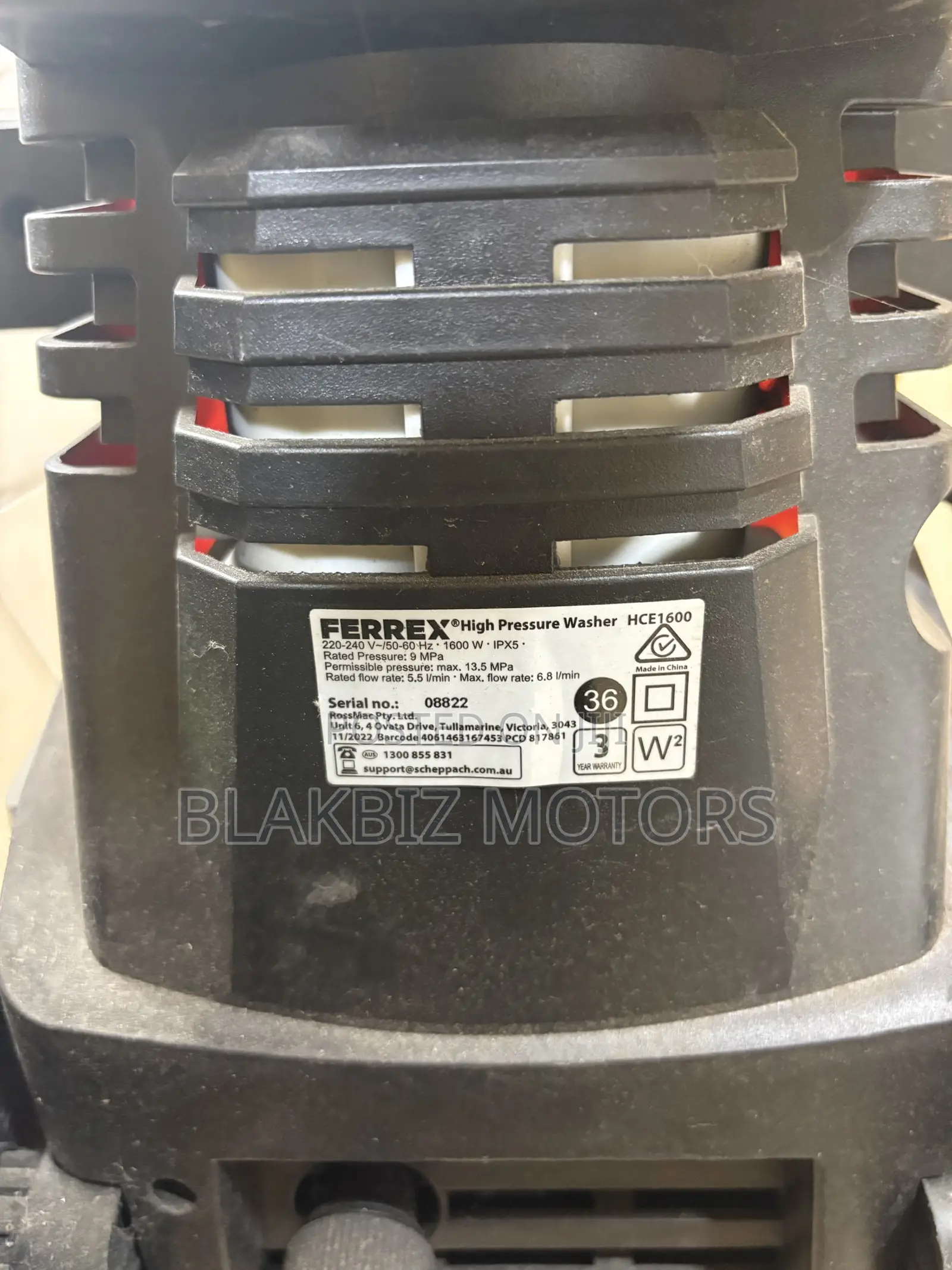 Ferrex 1600watt Pressure Washer