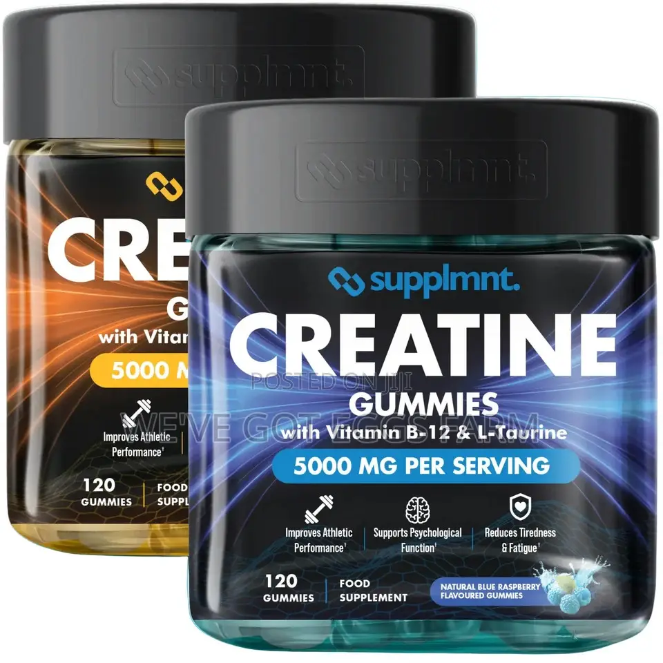 Supplmnt Creatine Gummies 5000mg 120 Gummies