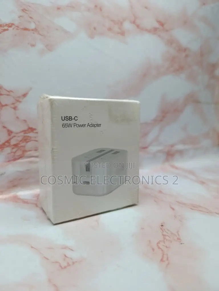 65W USB-C PD Fast Charger With Dual Charging Cables