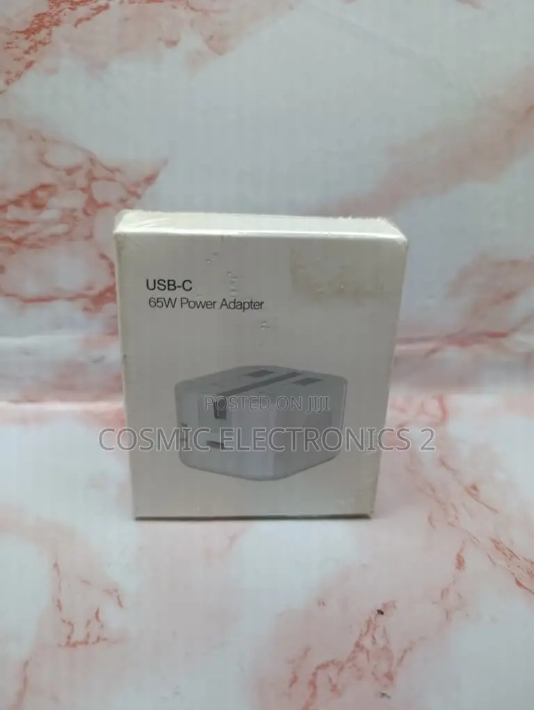 65W USB-C PD Fast Charger With Dual Charging Cables