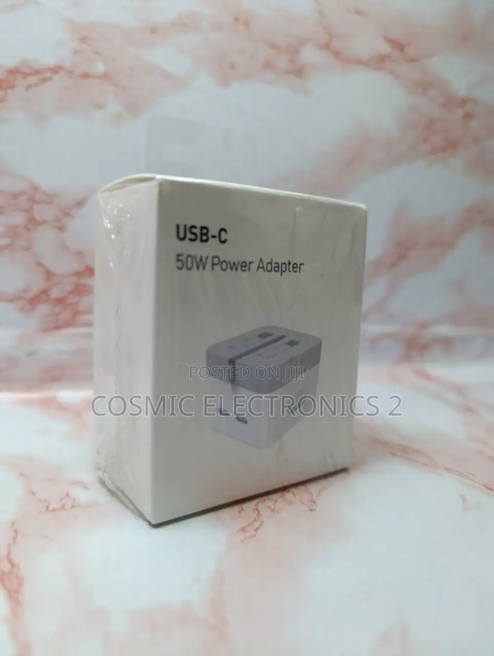 50W Dual USB-C Fast Charging Adapter for iPhone iPad