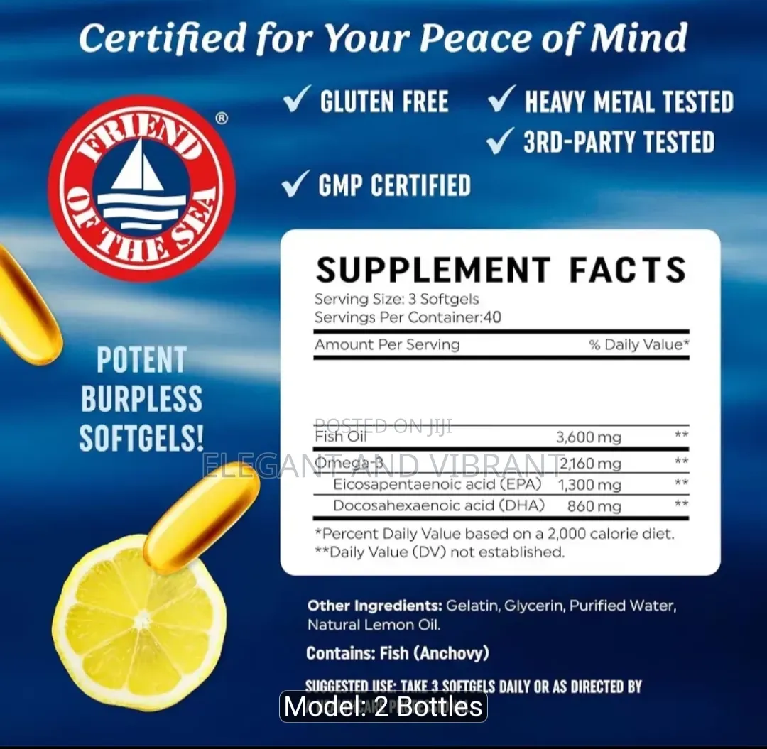 Omega 3 Tripple Strength Fish Oil Capsules
