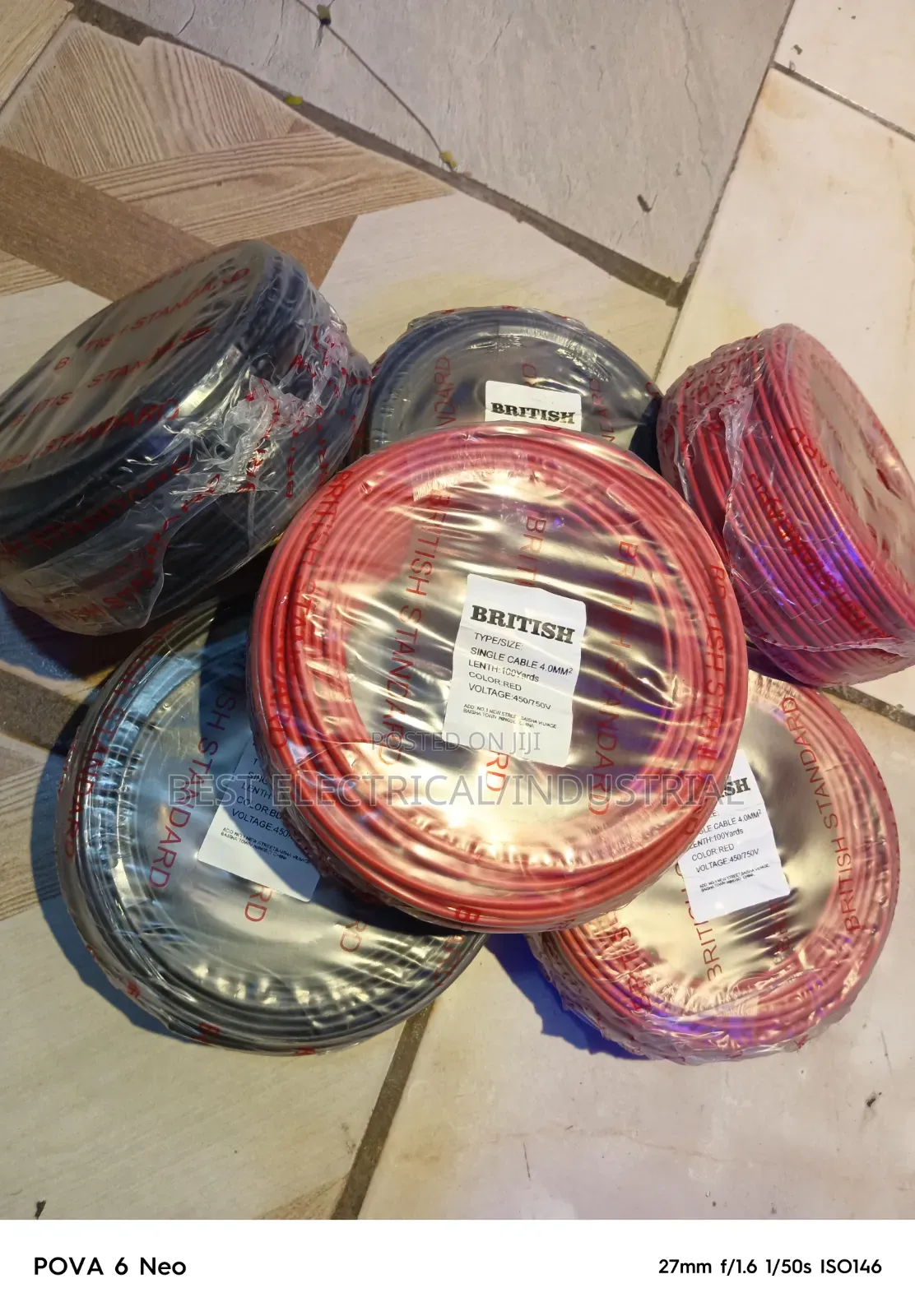 British Conduit Cable 4mm