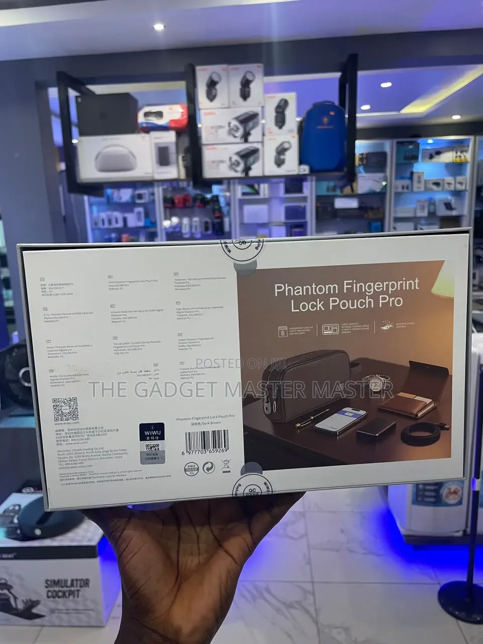 Wiwu Phantom Fingerprint Lock Pouch Pro