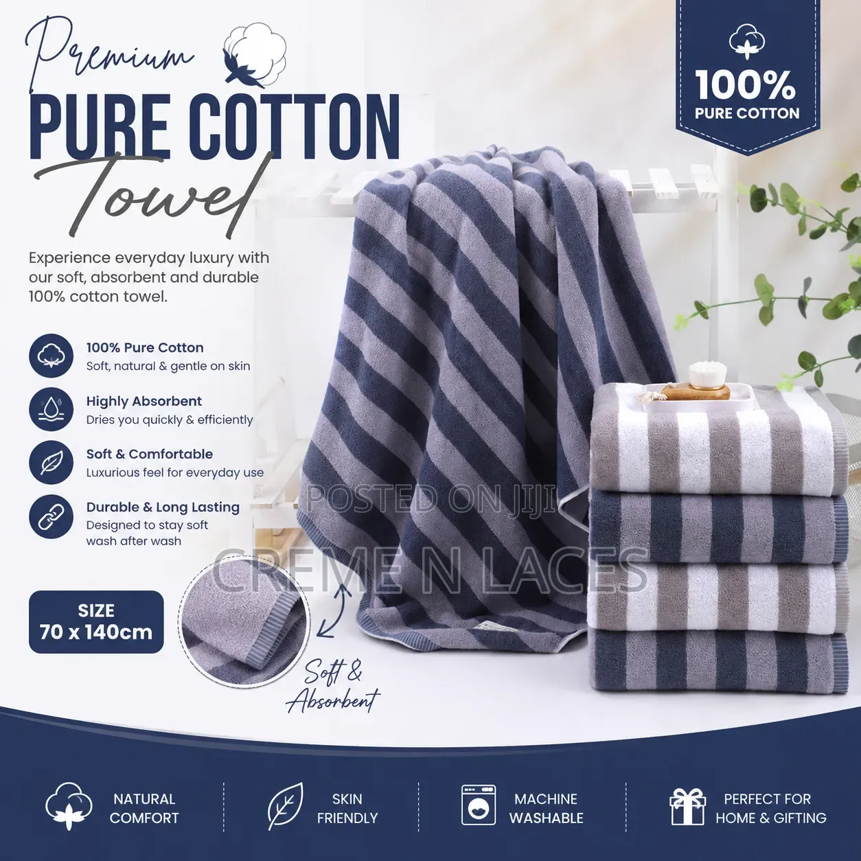 All Pure Cotton Towel