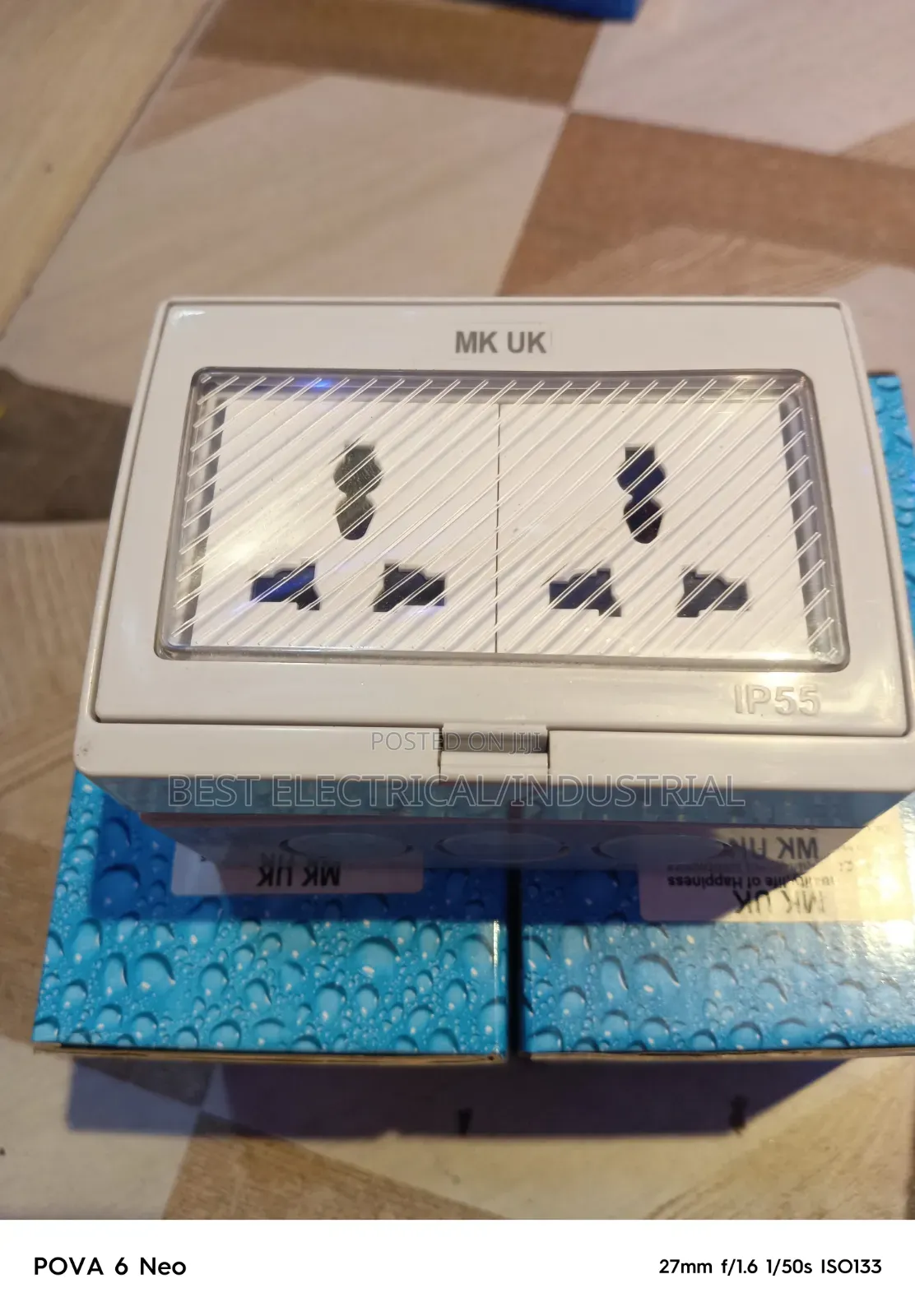 Mk Waterproof Double Socket