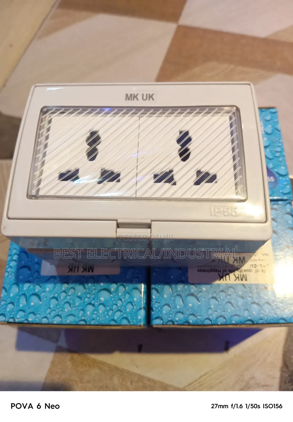 Mk Waterproof Double Socket