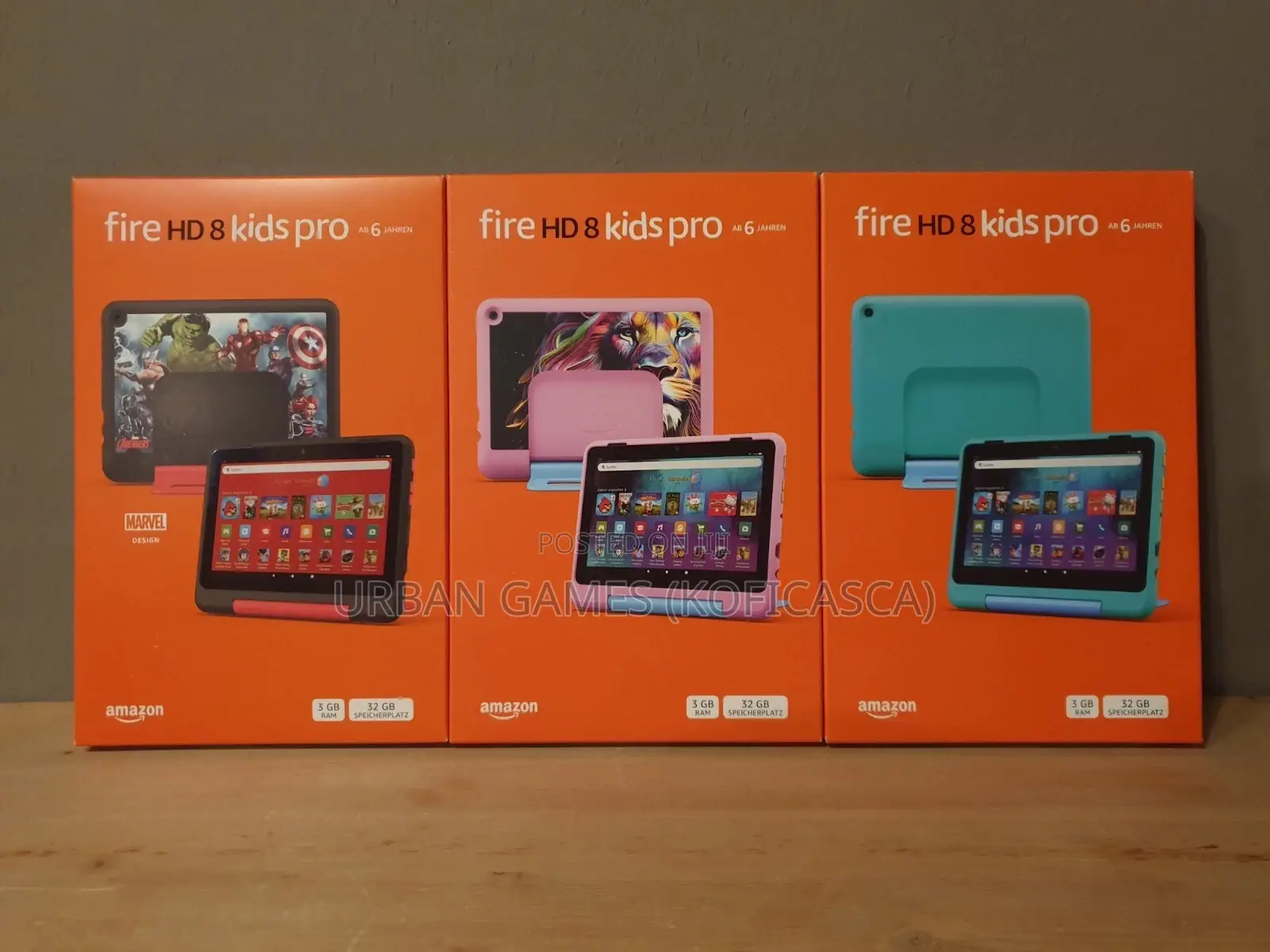 New Amazon Fire HD 8 Kids Pro 32 GB Black