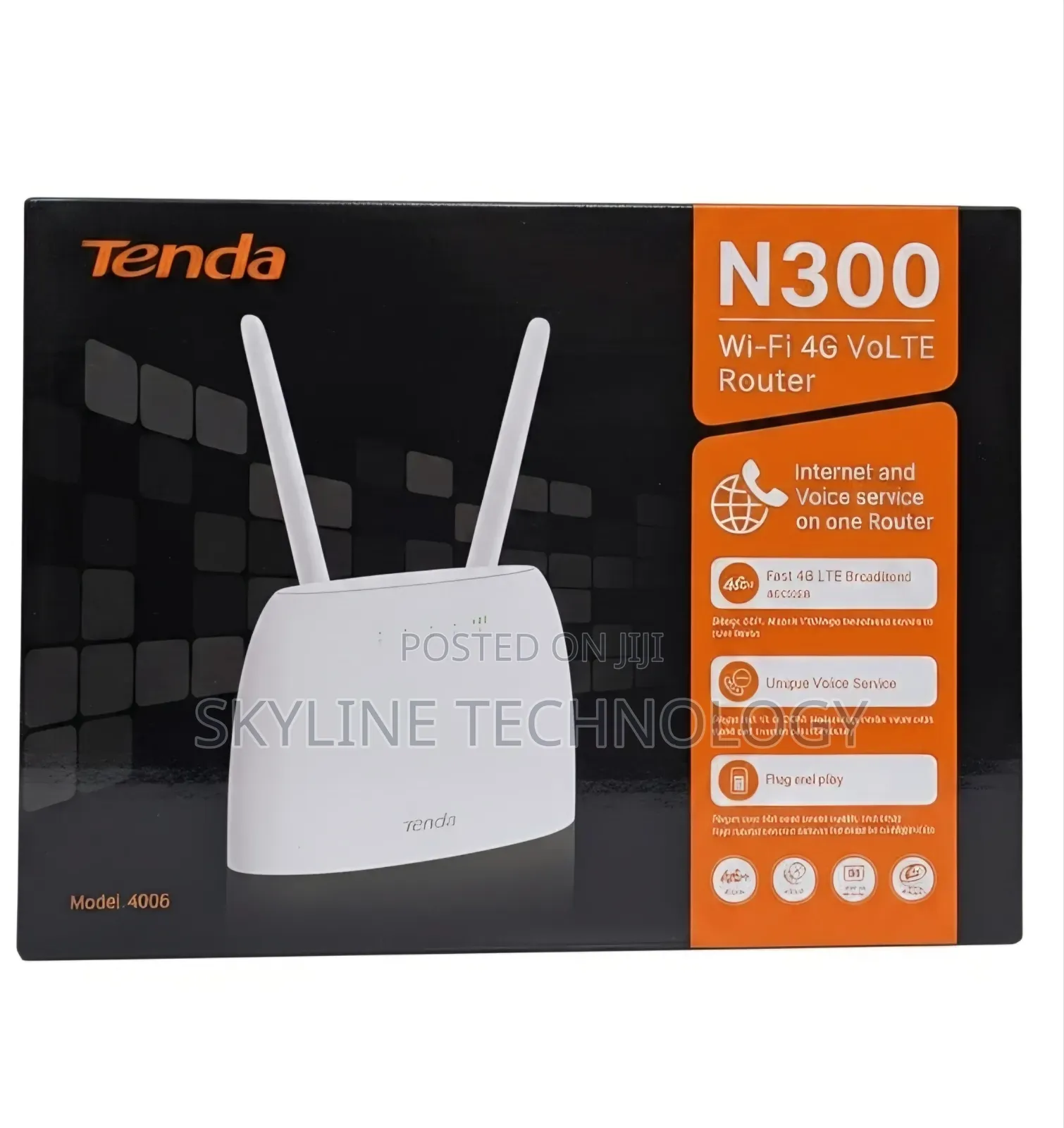 Tenda 4G LTE High Speed Authentic Router.