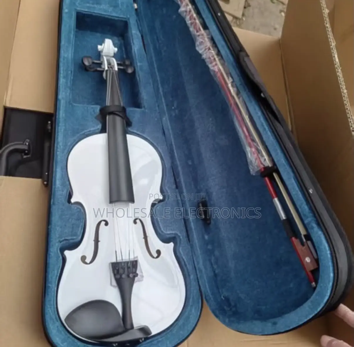 Violins Blue White Pink Brown