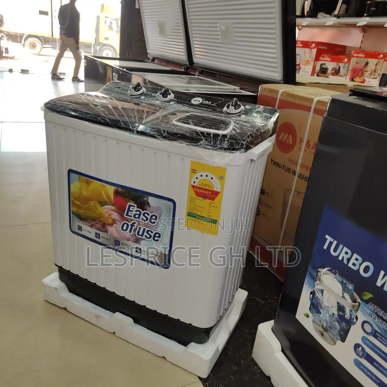 Promo Promo on Our Brand New 7kg Twin Tub Washing Machine From H A