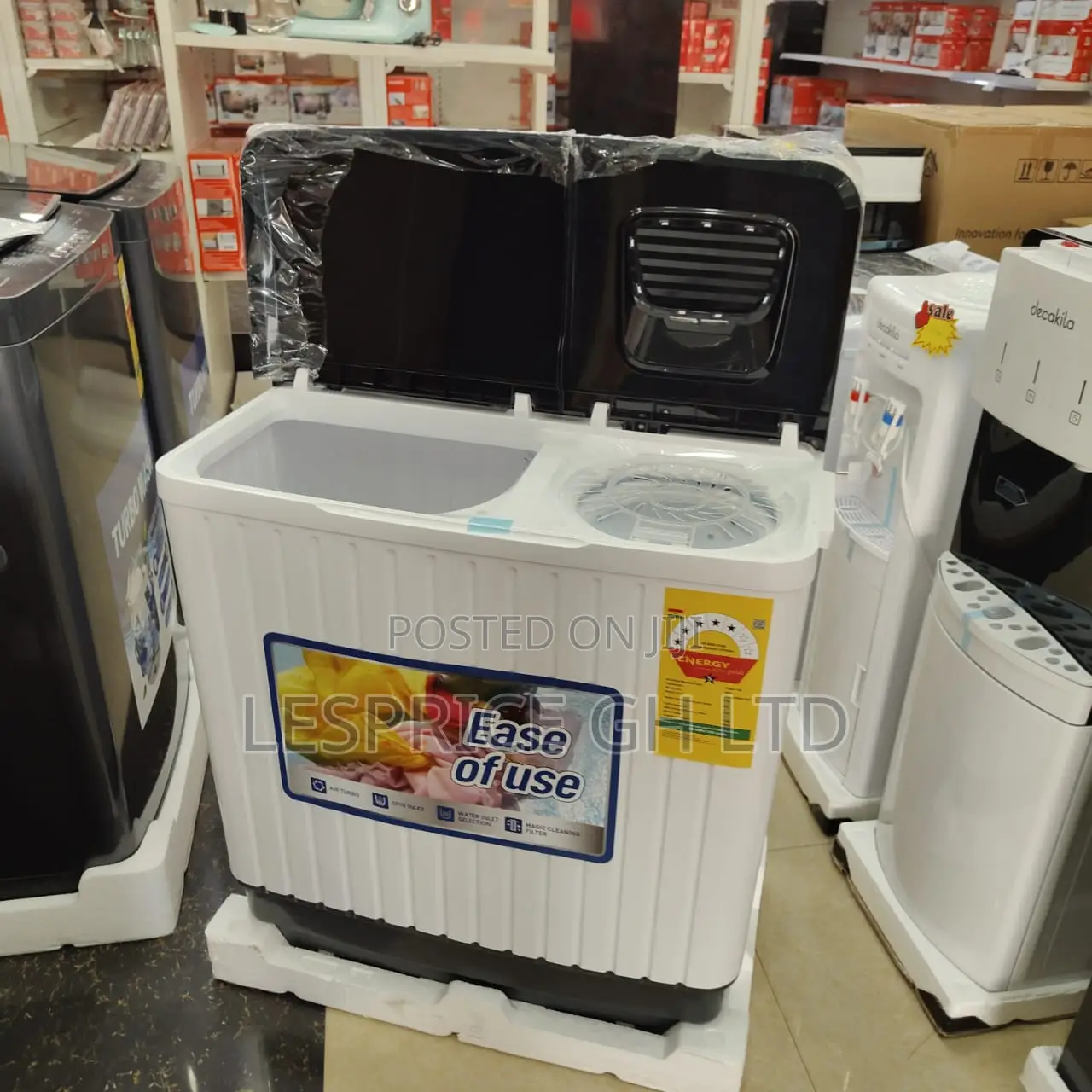 Stylishly Designed 7kg Twin Tub Washing Machine From H A