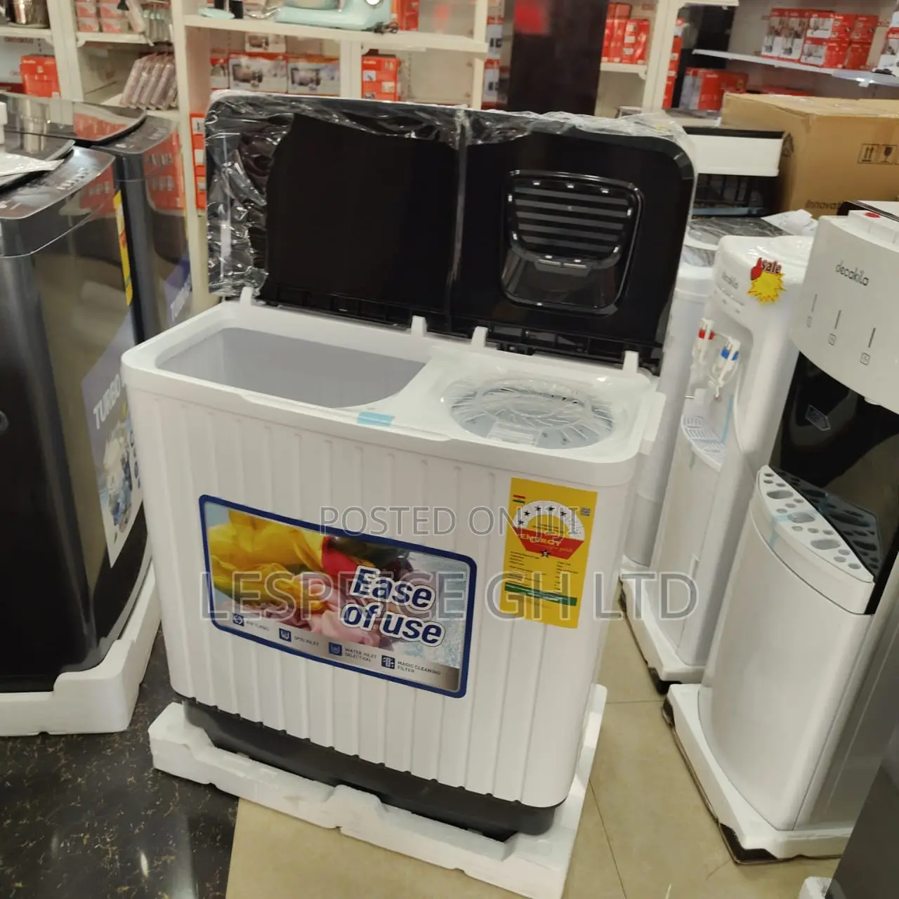 Stylishly Designed 7kg Twin Tub Washing Machine From H A