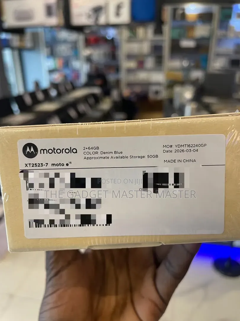 New Motorola Moto E15 64 GB Blue