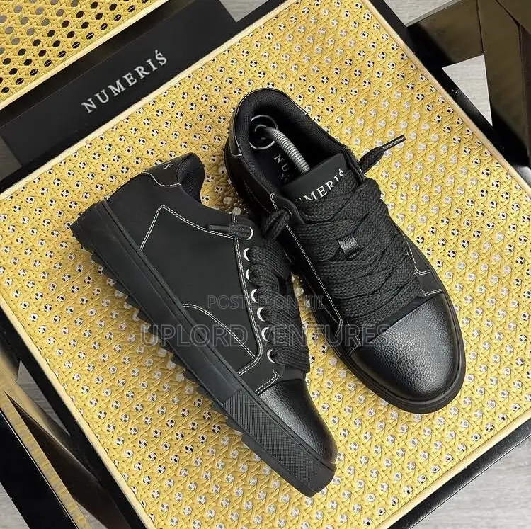 Numeris Atelier Carbon (Black Premium Quality Sneakers / Trainers)
