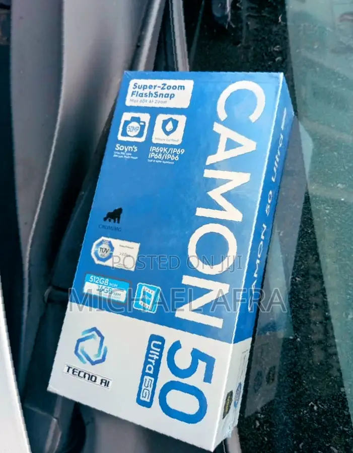 New Tecno Camon 50 Ultra 512 GB Black