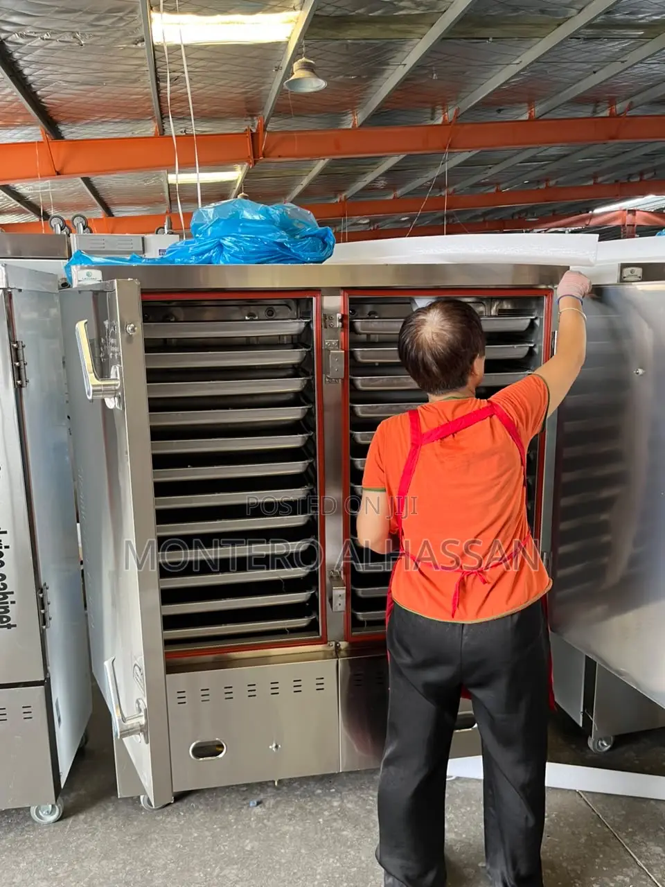 Gas Rice Steamer 24 Trays