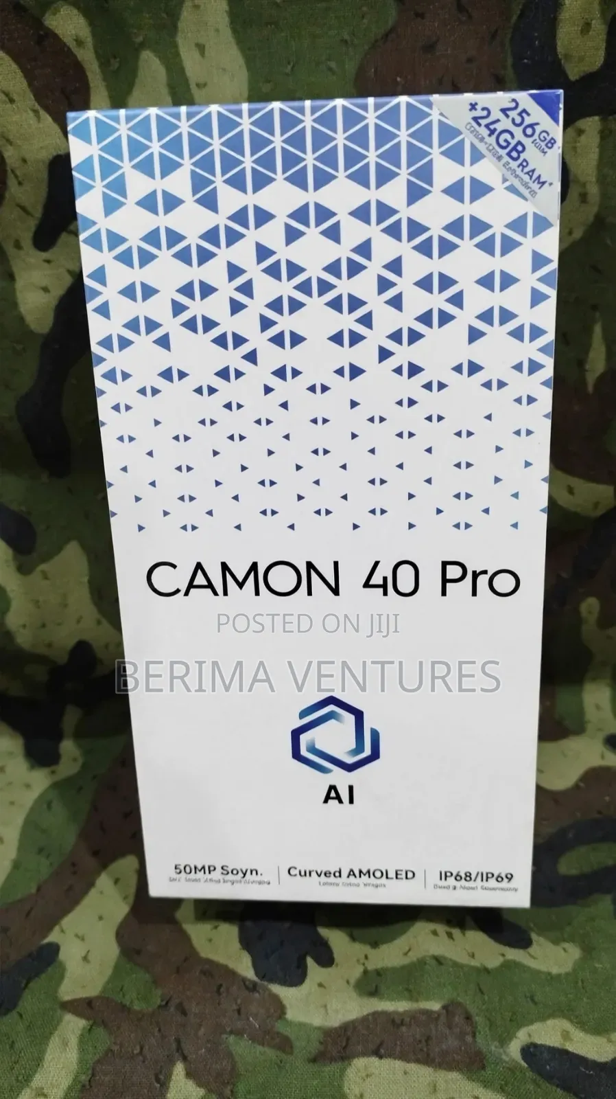 New Tecno Camon 40 Pro 4G 256 GB Black