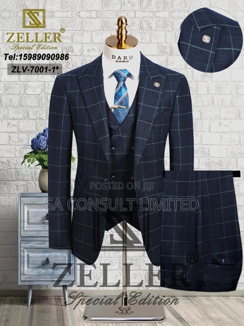 Quality Three(3)pieces Suits Are on Sale