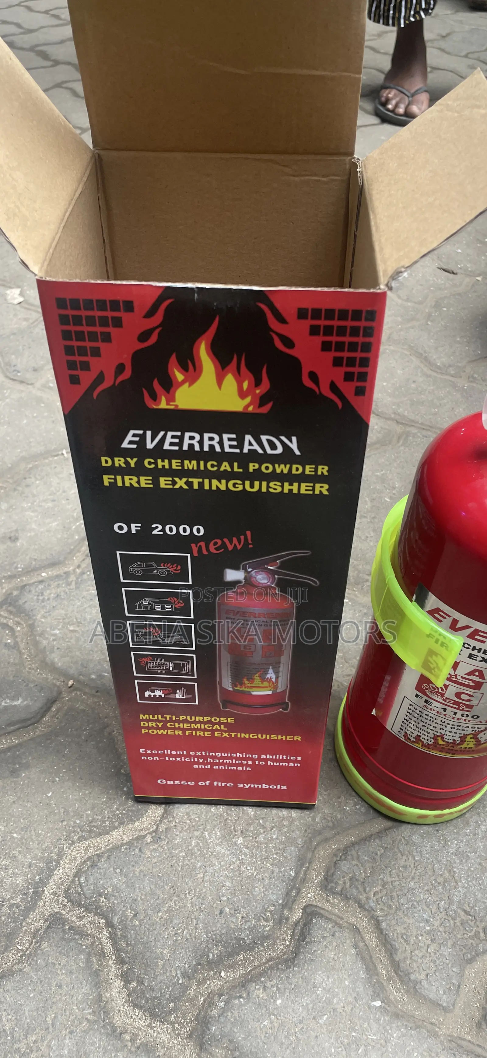 Everready Dry Chemical Powder Fire Extinguisher 2 KG