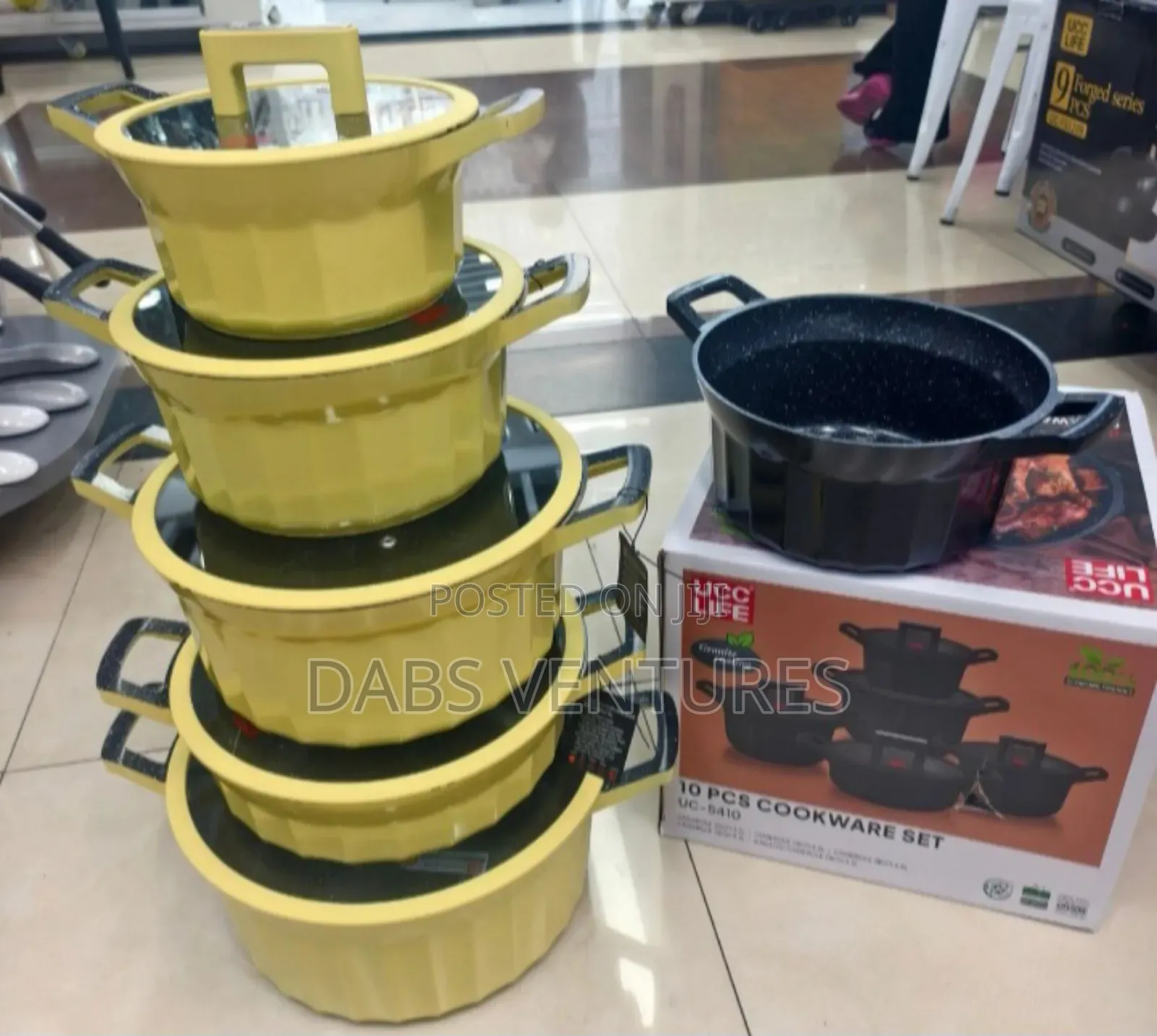 UCC Life Granite Cookware 10pcs