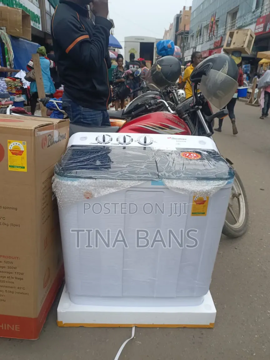 Binatone 7kg Semi Automatic Top Load Washing Machine