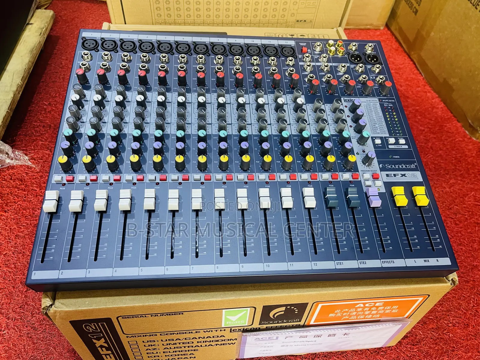 EFX12 Soundcraft Mixing Console