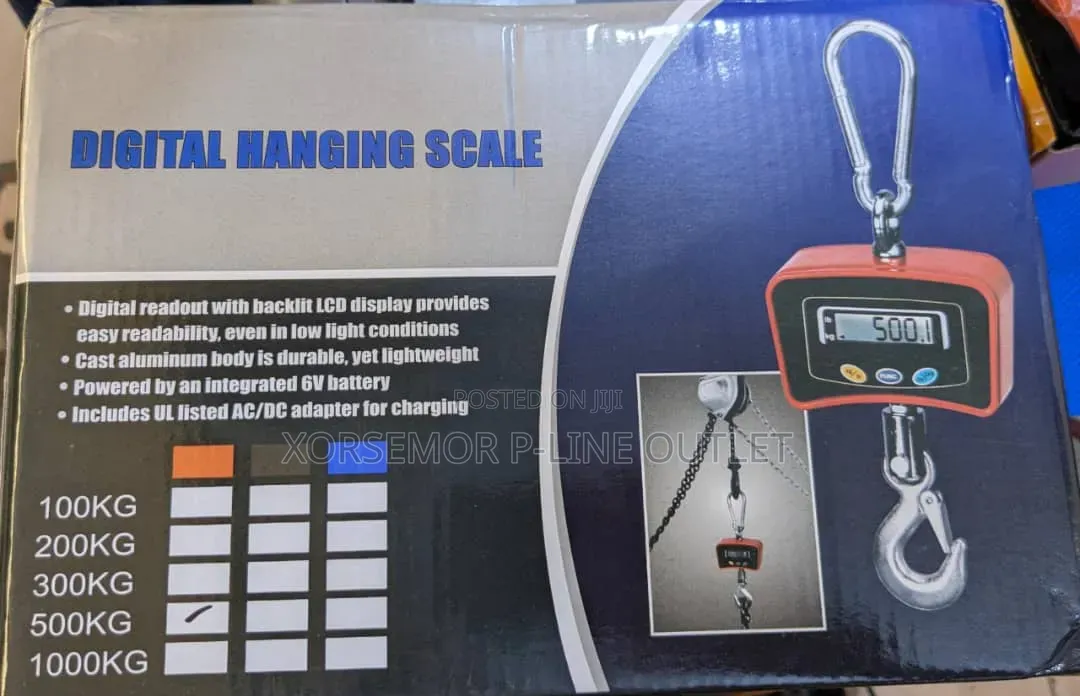 500KG Rechargeable Digital Hanging Weight Scale