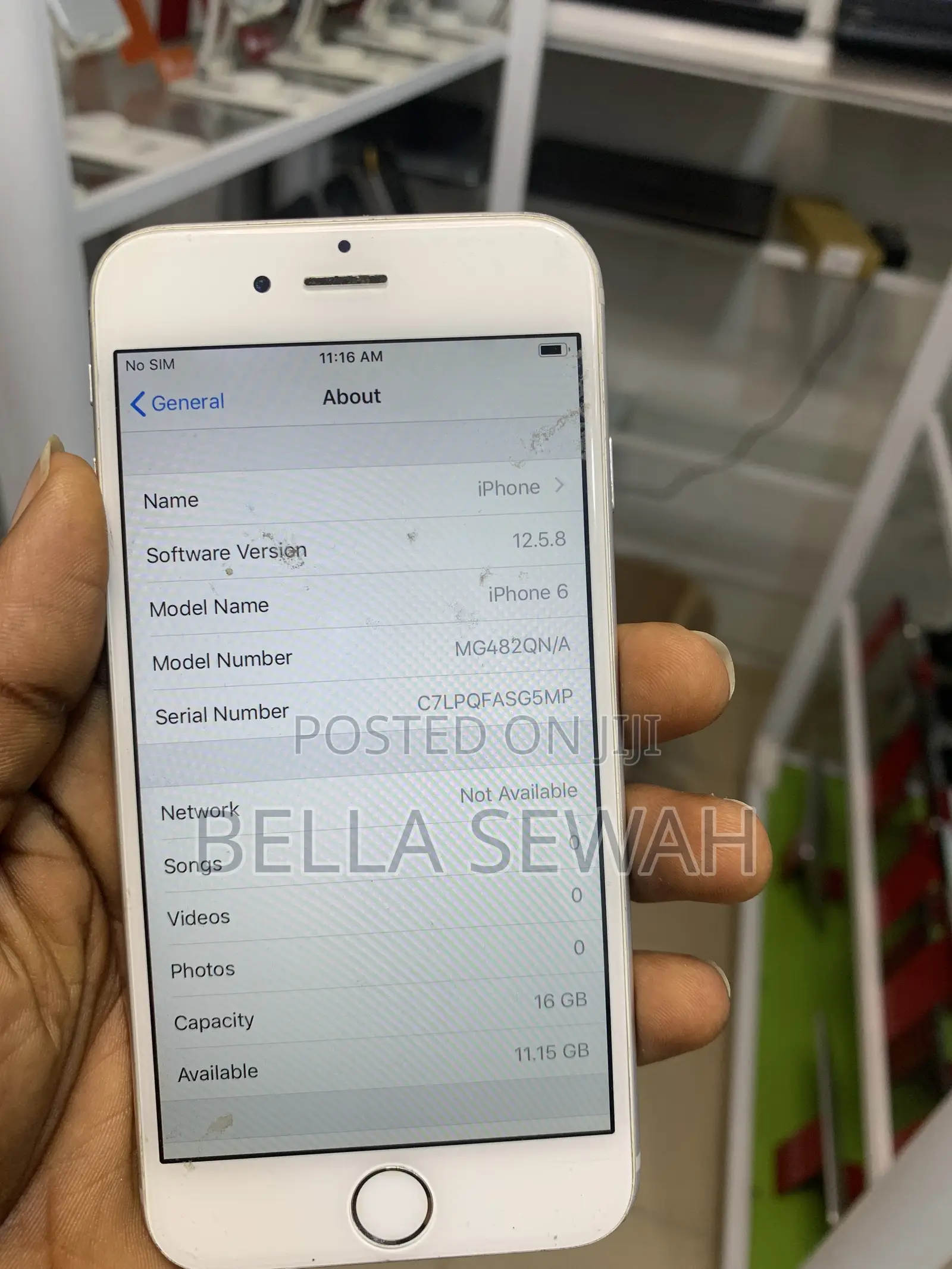 Apple iPhone 6 16 GB White