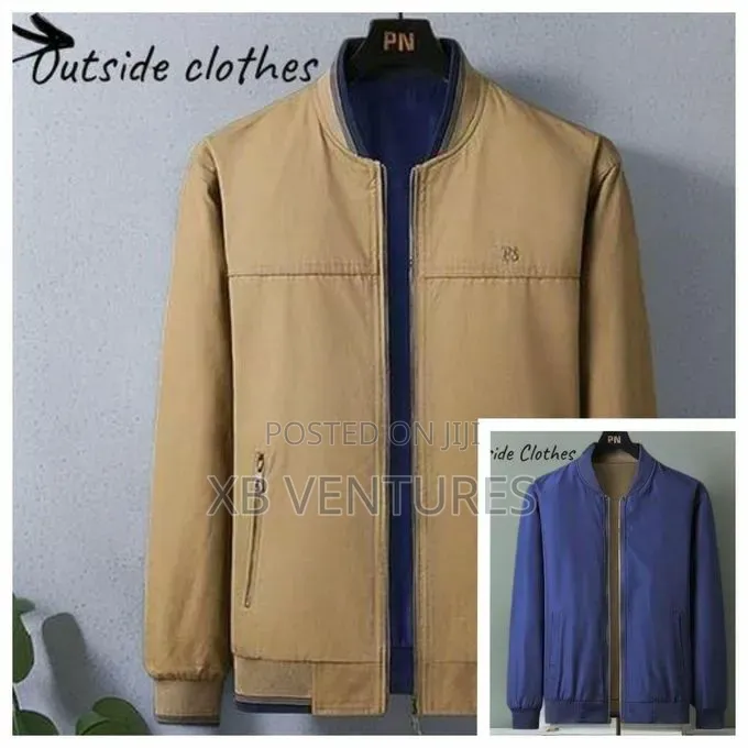 Double Sided Outer/Inner Wear
Men Jacket Casual Coat