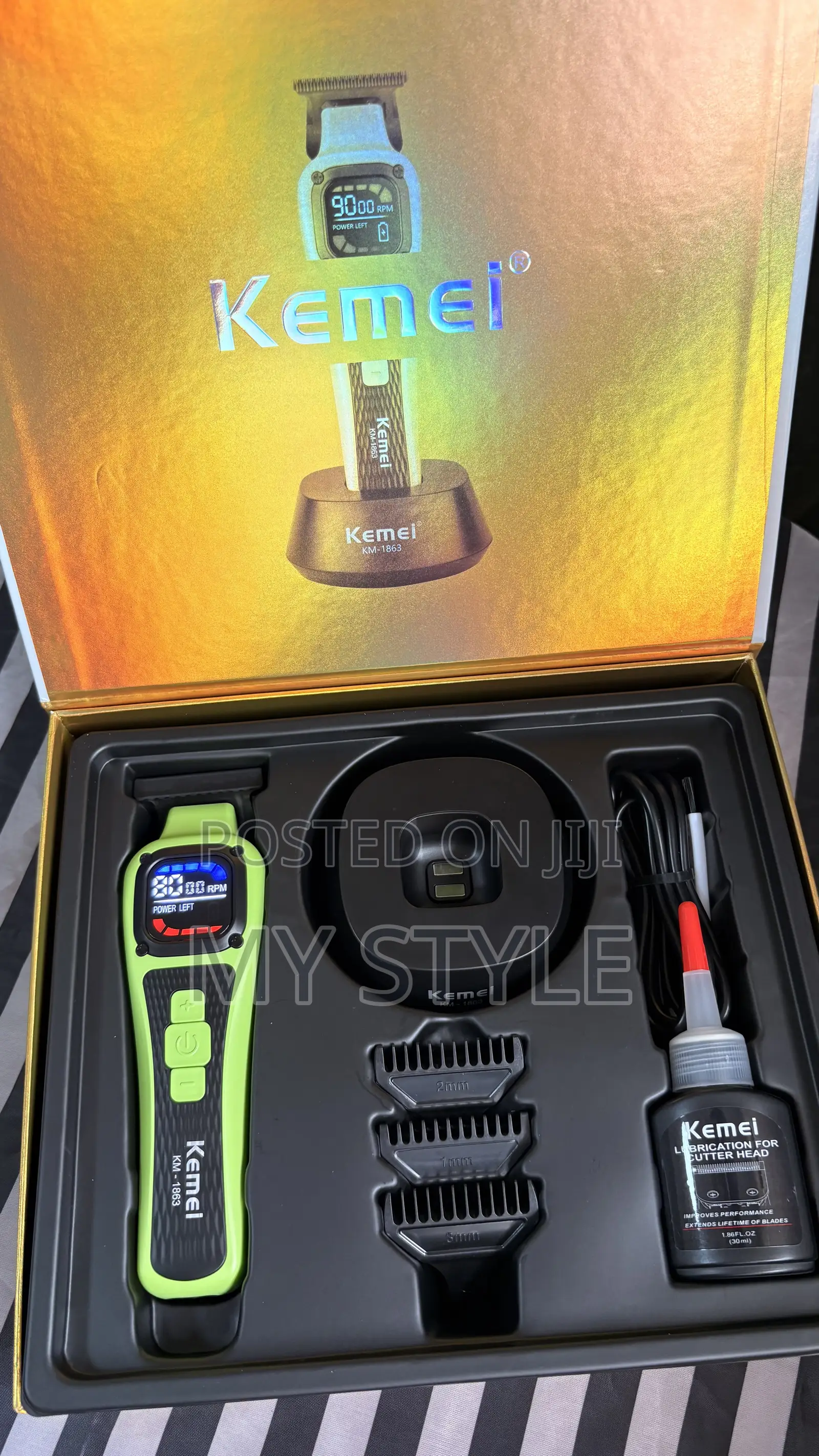 Kemei Cordless Rechargeable Hair Clipper KM-1863