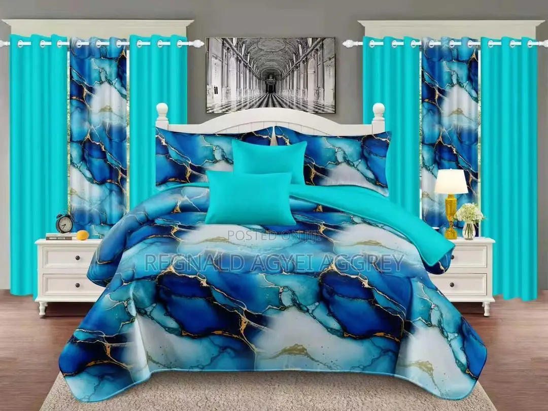 Bedsheet With Curtains