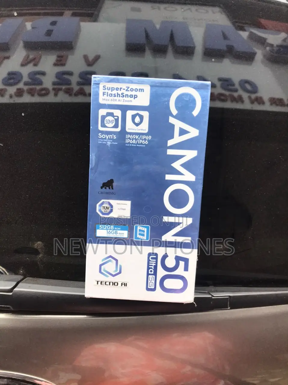 New Tecno Camon 50 Ultra 512 GB Black