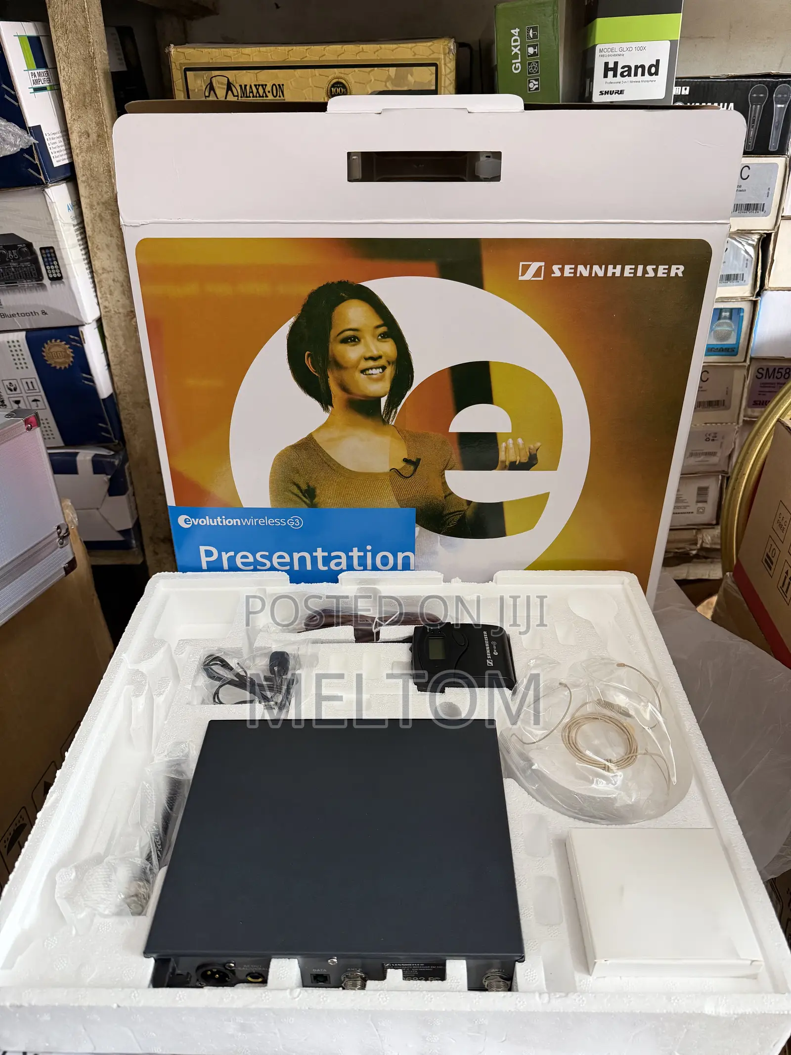 Sennheiser Ew100g3 1in1 Wireless Head and Lapel Microphone