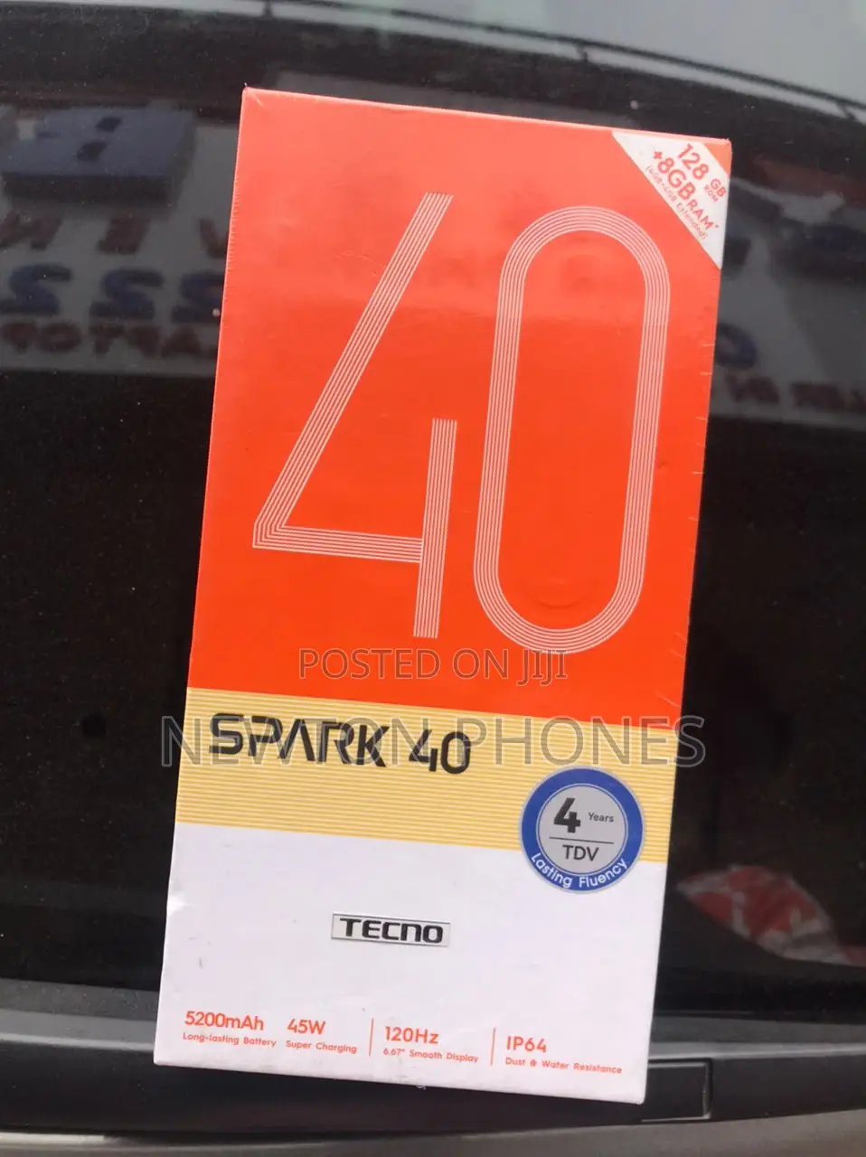 New Tecno Spark 40 128 GB Black
