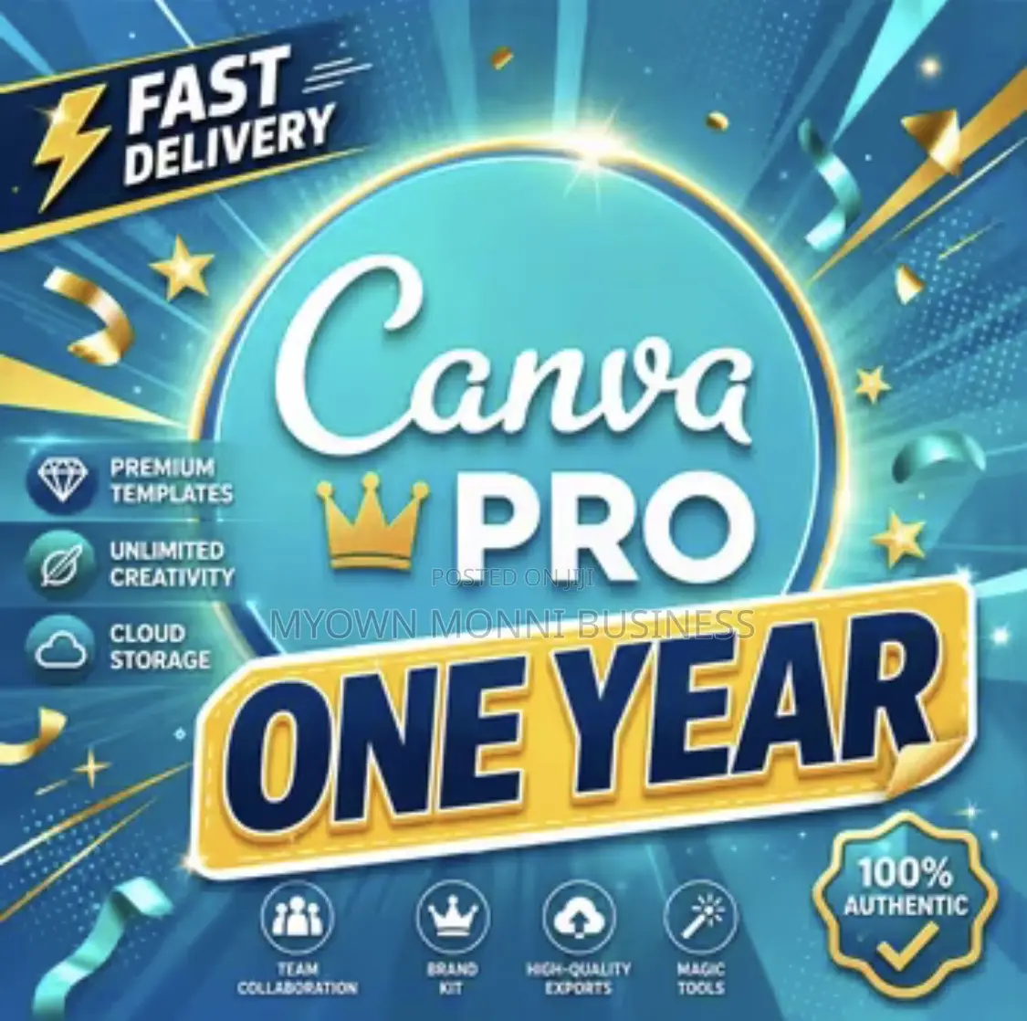 Canva Pro 1month/1 Year Subscription