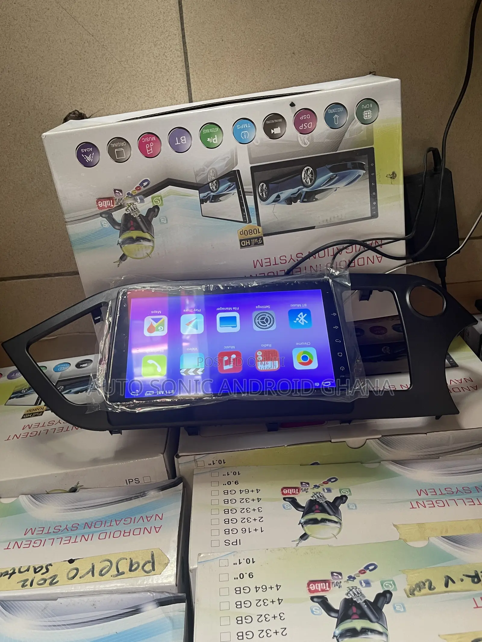 Picanto/Morning 2012 Android Infotainment Upgrade Screen