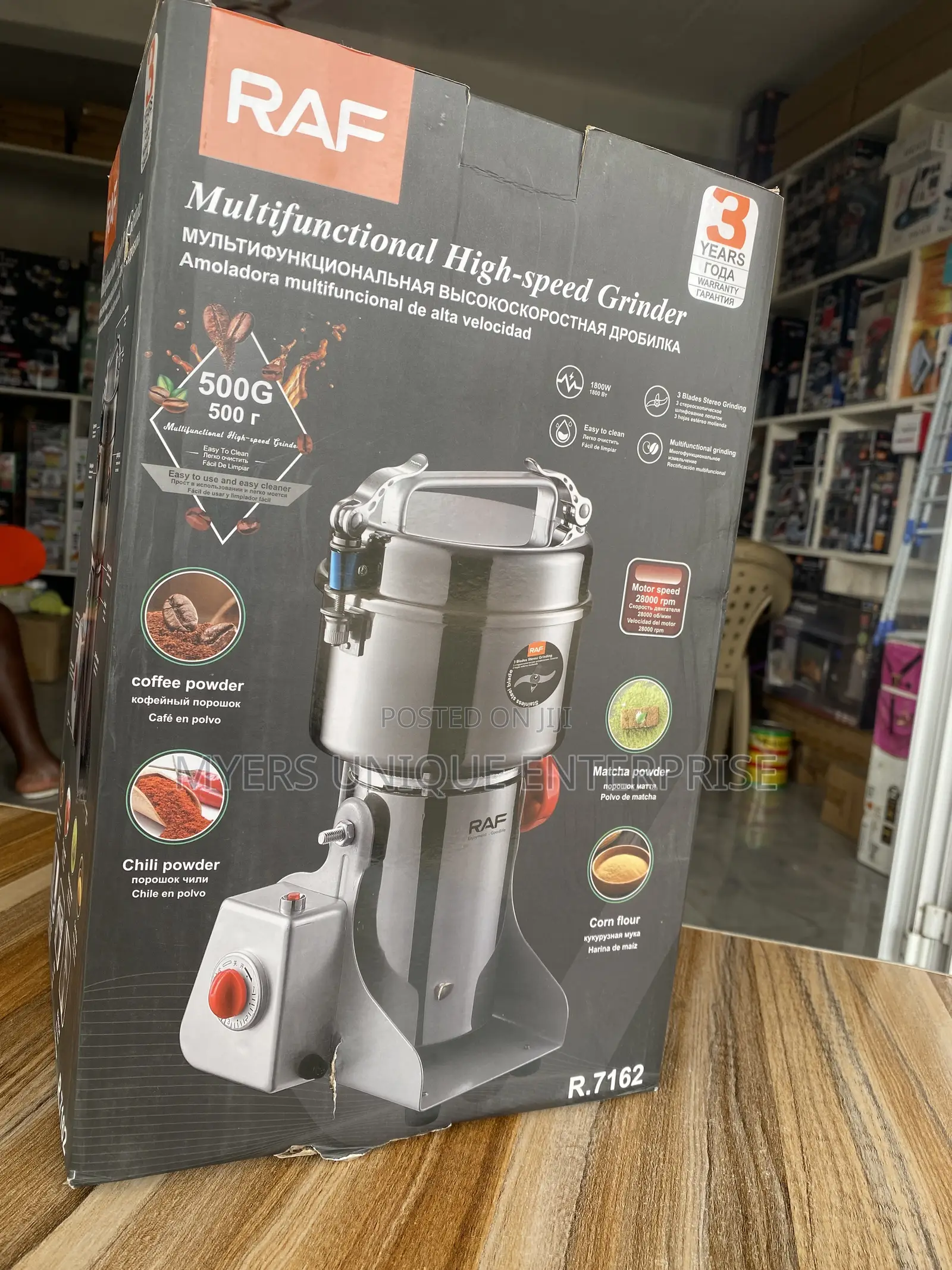 Brand New RAF High Speed Grinder for Coffee,Pepper and Corn