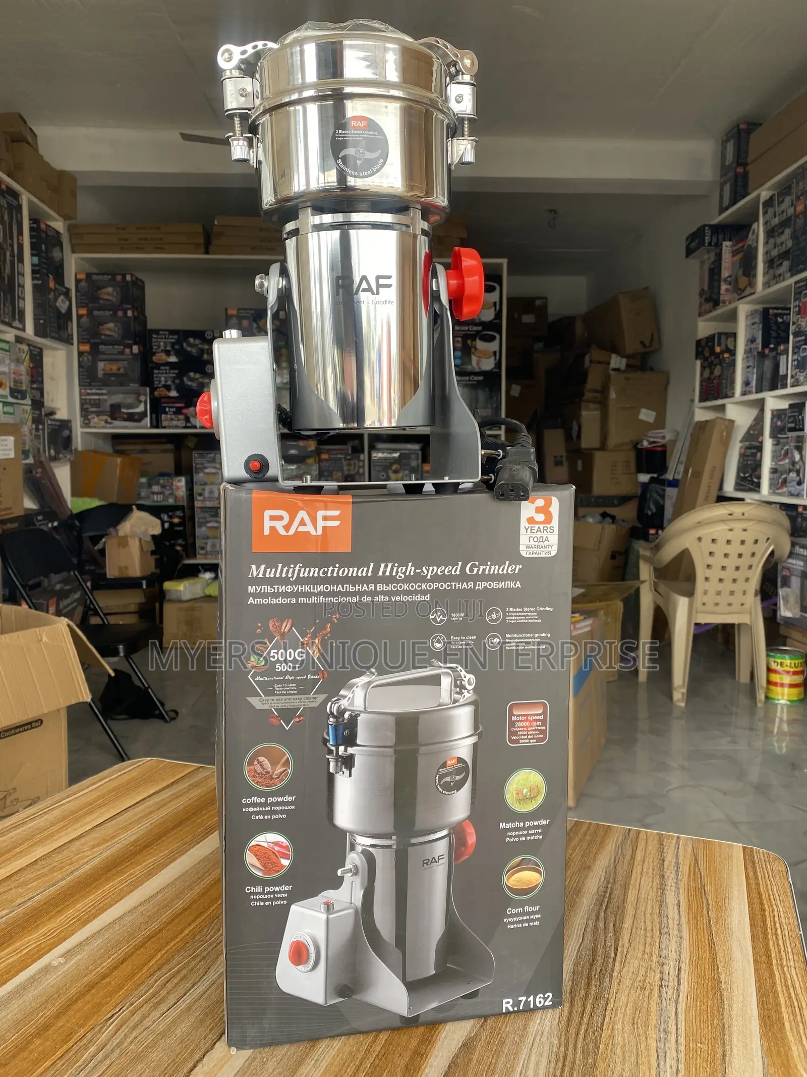 Brand New RAF High Speed Grinder for Coffee,Pepper and Corn