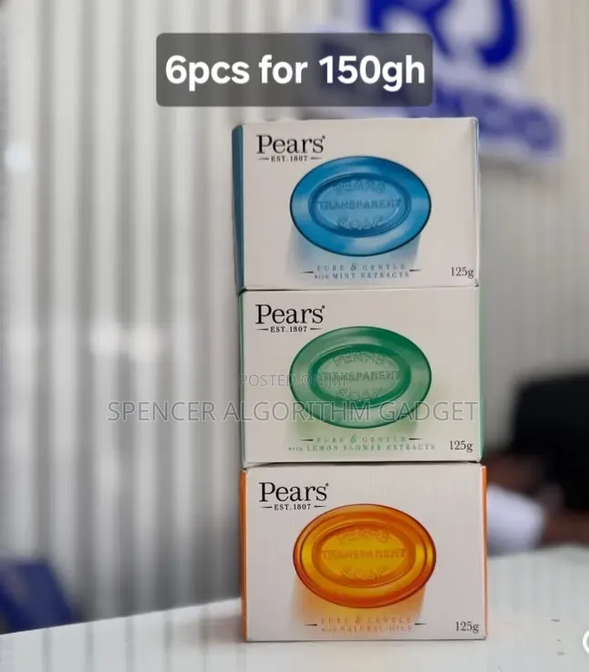 Pears Transparent Soap-6pcs for 150gh