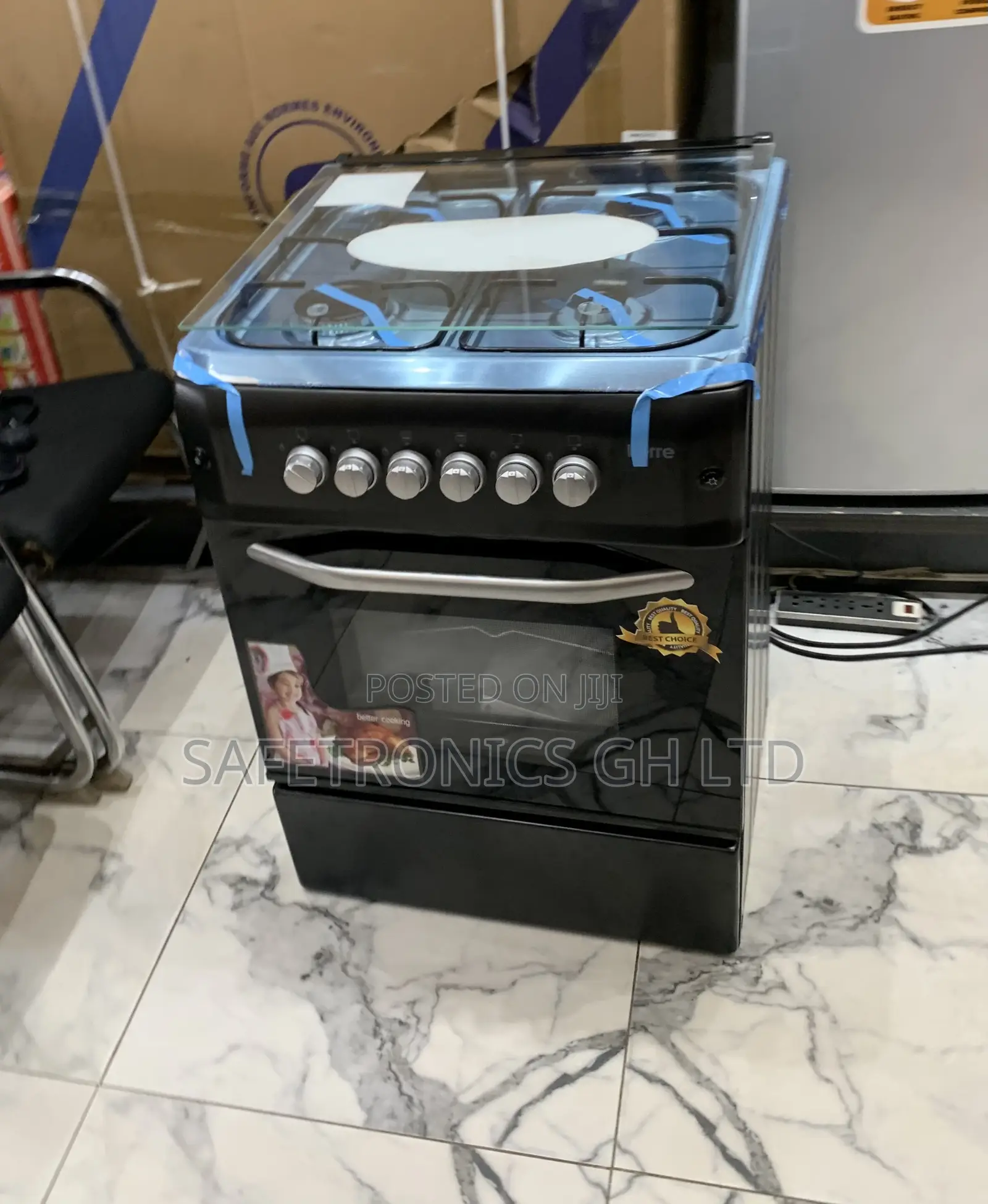 Check Out Ferre 60x60cm 4-Burner Freestanding Gas Cooker With Oven