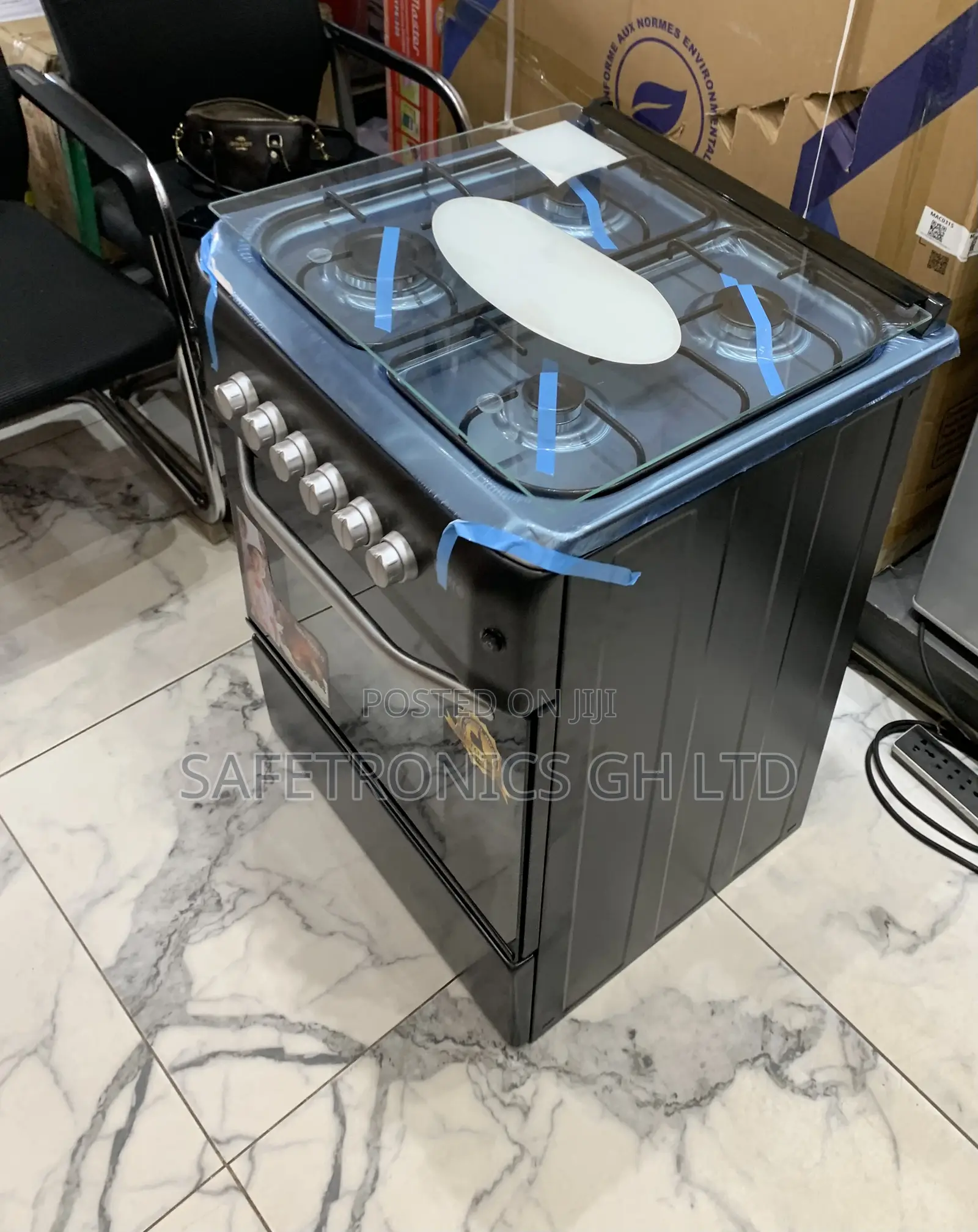 Check Out Ferre 60x60cm 4-Burner Freestanding Gas Cooker With Oven