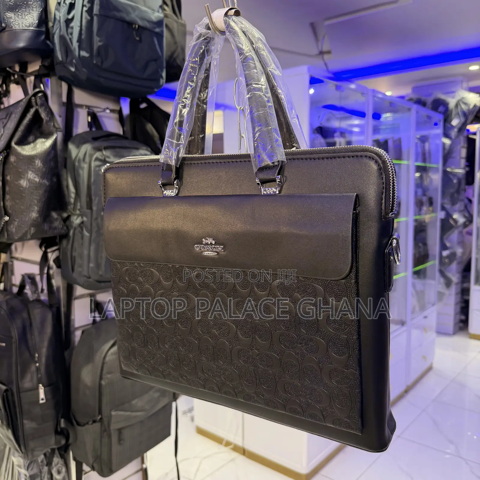 Coach Caden Brief Bag in Signature Canvas